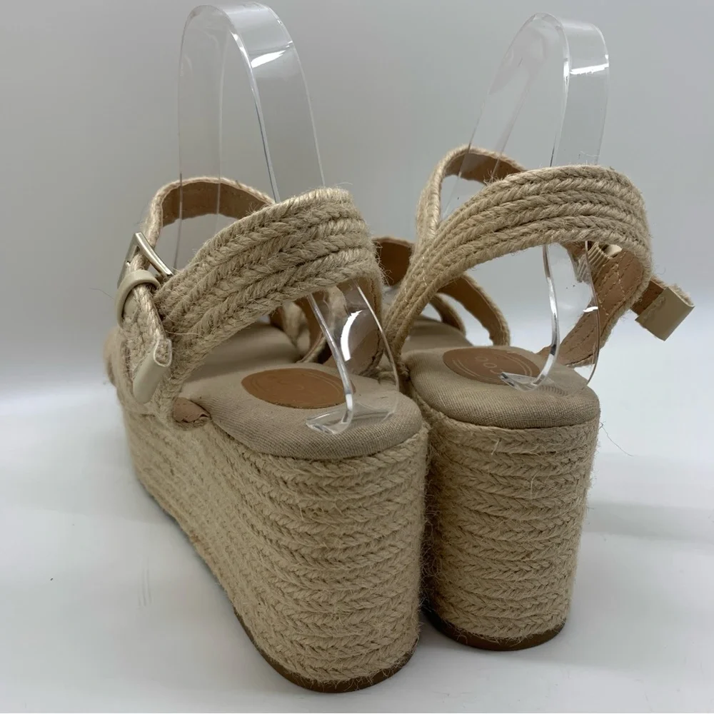 Scoop NYC Women's Jute Wrapped Wedge Sandals Size 10 NWOT - Picture 11 of 14